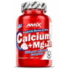 Кальцій Магній Цинк Amix Calcium + Mg + Zn 100 таб
