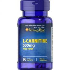 Жироспалювач л-карнітин Puritans Pride L-Carnitine 500 мг 60таб