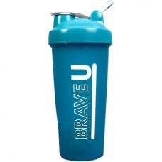 Шейкер Brave U Shaker 700 мл із металевим м'ячиком Блакитний