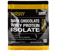 California Gold Nutrition Whey Protein Isolate 907 г Темный шоколад