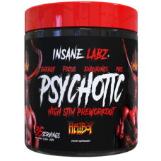 Дотренировочный предтренировочный комплекс Insane Labz Psychotic Hellboy  250 г 35 порций