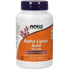 Альфа-ліпоєва кислота NOW Alpha Lipoic Acid 250 мг 120 капс