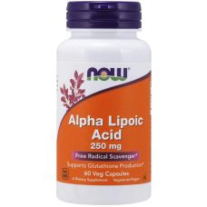 Альфа-липоевая кислота NOW Alpha Lipoic Acid 250 мг 60 капс