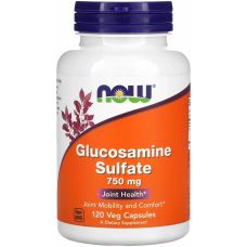 Глюкозамін сульфат NOW Glucosamine Sulfate 750 мг 120 vcaps