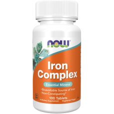 Комплекс заліза NOW Iron Сomplex 100 таб