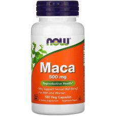 Мака NOW Maca 500 мг 100 vcaps