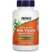 Расторопша, силимарин NOW Milk Thistle Extract 300 мг Silymarin 240 мг 100 вег капс