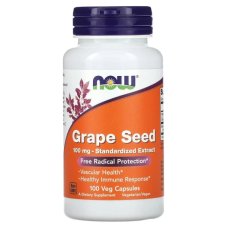 Екстракт виноградних кісточок Now Grape Seed 100 мг 100 капс