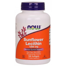 Лецитин соняшниковий NOW Foods Sunflower Lecithin 1200 мг 100 Softgels