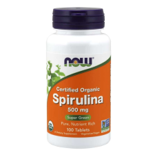 Спіруліна NOW Spirulina Certified Organic 500 mg 100 tab