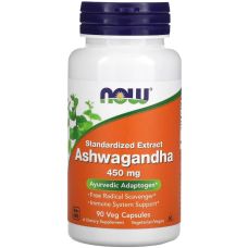 Ашваганда NOW Foods Ashwagandha 450 мг 90 капс