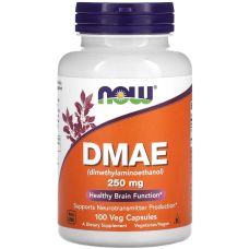 Диметиламіноетанол NOW Foods DMAE 250 мг 100 веганських капсул