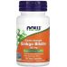 Гинкго Билоба двойной силы действия NOW Foods Ginkgo Biloba 120 мг 50 веганских капсул