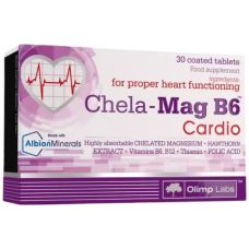 Витамины для сердца и кровеносной системы Olimp Chela-Mag B6 Cardio 30 таб