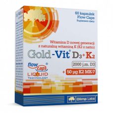 Вітамін Д3 К2 Olimp Gold-Vit D3 2000+K2 60 капсул