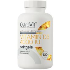 Витамин D3 OstroVit Vitamin D3 4000 120 софтгель