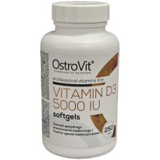 Витамин Д3, OstroVit Vitamin D3 5000 МЕ 250 капс