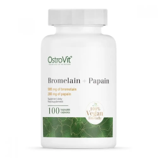 Бромелайн Папаїн OstroVit Bromelain Papain 100 капс