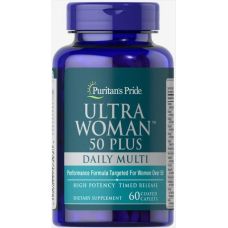 Мультивітаміни Puritans Pride Ultra Woman 50 Plus 60 капс