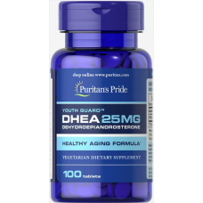 Бустер тестостерону дегідроепіандростерон ДХЕА Puritans Pride DHEA 25 мг 100 таб