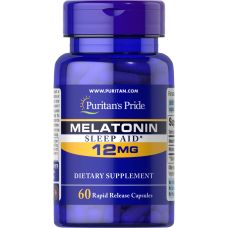 Мелатонін Puritans Pride Melatonin 12 мг 60 капс