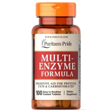 Травні ферменти ензими Puritans Pride Multi Enzyme Formula 100 таб