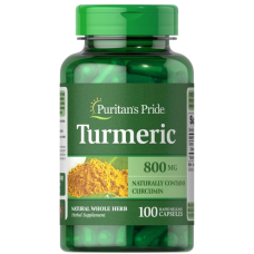 Куркума куркумін Puritans Pride Turmeric 800 мг 100 капс