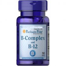 Витамины Puritans Pride Vitamin B-Complex and Vitamin B-12 90 таблеток