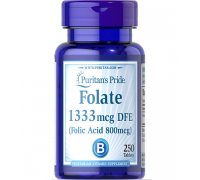 Puritans Pride Folate 1333 мкг (Folic Acid 800 мкг) 250 таб