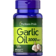 Чесночное масло Puritans Pride Garlic Oil 1000 мг 100 капс