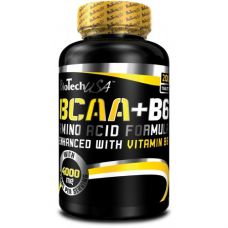 Амінокислота BioTech USA BCAA+B6 340 таб