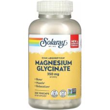 Магній гліцинат Solaray Magnesium Glycinate 350 мг 240 веганських капсул