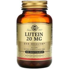 Лютеин Solgar Lutein 20 мг 60 софтгель