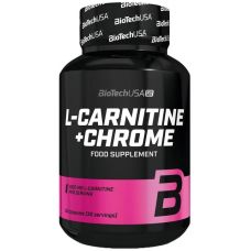 Жироспалювач BioTech USA L-Carnitine + Chrome 60 капс