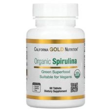 Спіруліна California Gold Nutrition Spirulina Organic 60 таб