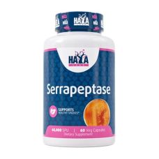 Серапептаза Haya Labs Serrapeptase 60000 SPU 60 веганських капсул