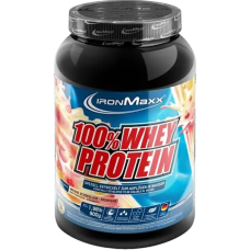 Протеин Iron Maxx 100% Whey Protein 900 г Клубника и Белый шоколад