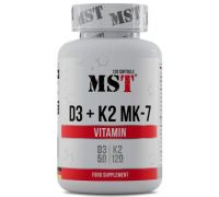 MST Vitamin D3+K2 MK7 120 капс