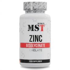 Цинк Хелат Бісгліцинат MST Zinc Chelate Bisglycinate 180 таб
