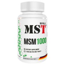 МСМ, Сера, Метилсульфонилметан MST MSM 1000 мг 90 таб