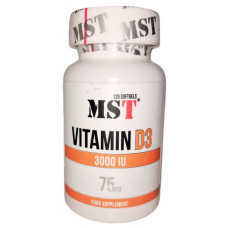 Вітамін Д3 холекальциферол MST Vitamin D3 3000 МО 120 капс