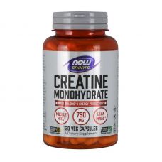 Креатин Моногидрат NOW Foods Creatine Monohydrate 750 мг 120 вег капс