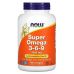 Супер омега 3-6-9 NOW Foods Super Omega 3-6-9 Borage and Flax Seed Oil 180 софтгель