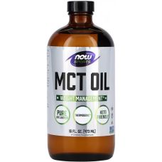 МСТ масло (Середньоланцюгові тригліцериди) NOW Foods MCT Oil 473 мл