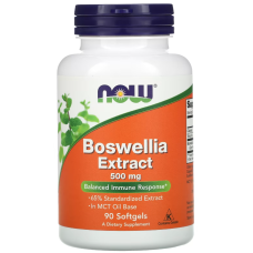 Екстракт босвеллії NOW Foods Boswellia Extract 500 мг 90 софтгель