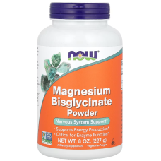 Бісгліцинат магнію в порошку NOW Foods Magnesium Bisglycinate Powder 227 г