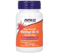 NOW Foods Methyl B-12 10000 мкг 60 льодяників