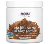 NOW Foods Red Clay Powder 170 г (маска для обличчя)