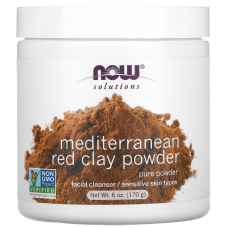 Червона марокканська глина NOW Foods Red Clay Powder 170 г (маска для обличчя)