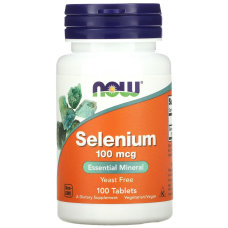 Селен NOW Foods Selenium 100 мкг 100 таб